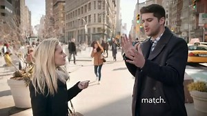 Match.com TV Spot, 'Match on the Street: Place to Meet Men'