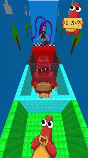 Poppy Playtime vs Poppy. Who jumps better? #minecraft #poppyplaytime