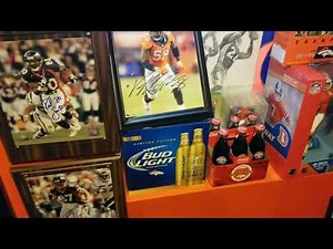 Denver Broncos man cave fan cave