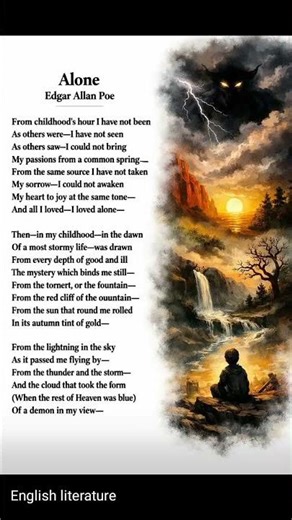 ALONE#poem#knowledge