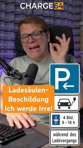 Ladesäulen-Beschildung für Irre