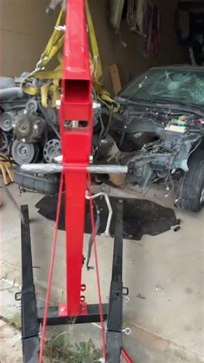 1995 lexus 1UZ V8 4.0 Engine & transmission removal in only 2 hours!