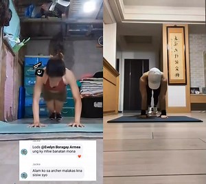Nakasagap din signal 🥵 Challenge accepted 💪 #ccto #fitmom #lyn #duetchallenge | Evelyn Boragay Armea