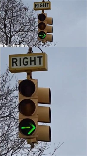 Incandescent Left & Right Turn Arrow Traffic Lights