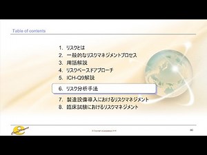 【製薬企業品質リスクマネジメント】リスク分析手法