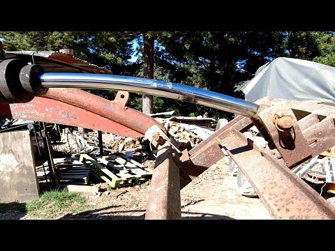 Fixing a bent Hydraulic Bucket Ram on the $500 David Brown 990