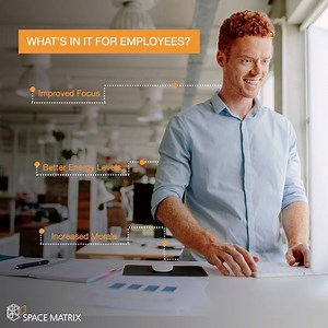 Not your stand-ard work desk! Be it burning more calories through the day or helping you focus better, see how switching to a standing desk can make all the difference. http://bit.ly/2j2O3wN | Space Matrix