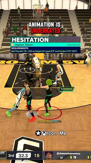 1.4K views · 88 reactions | NBA 2K25 Budget Animations: Hesitation for Wings and Tall Guards with 75+ Ball Handle (Boston Celtics Jayson Tatum) #nba2k25 #nba2k #2k25 #2k | NBA2K Film Room | Facebook