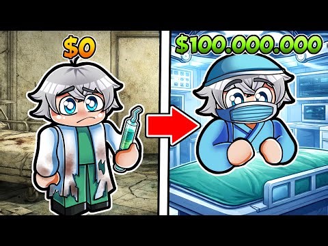 I Made a $0 vs $100 BILLION Hospital in Roblox!