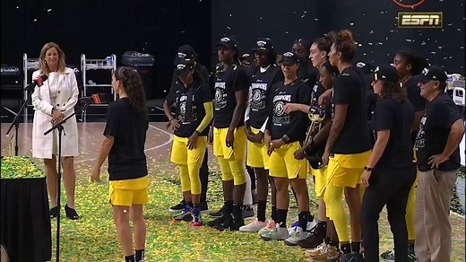 58K views · 919 reactions | Sue Bird and the Seattle Storm are presented their 4th #WNBA Championship!  | WNBA | Facebook