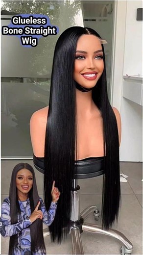 No Short Hairs | Bone Straight Super Double Drawn Glueless Lace Wig