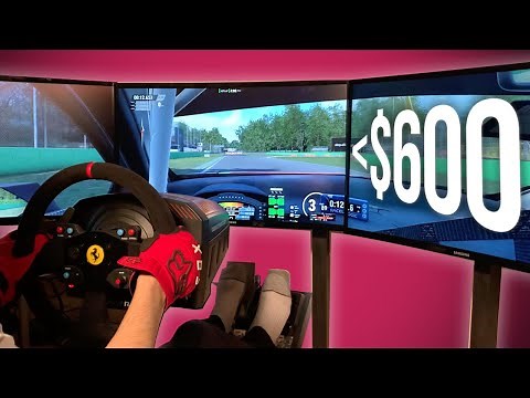 Sim Racing Triple Monitor Setup for Under $600