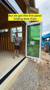 FOLDING DOOR AND MULTISLIDE DOOR FROM WINDOR #doors #construction #concrete