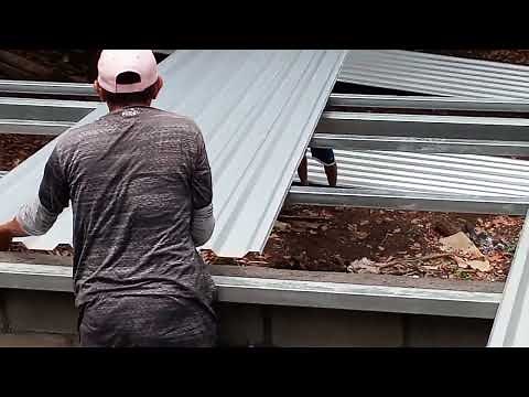 HOW TO INSTALL ZINCALUM SHEET. Step by step.