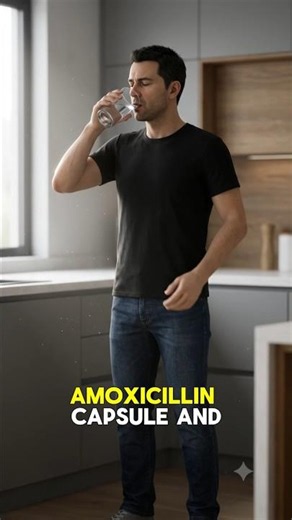 This Is What Amoxicillin Does Inside Your Body! 🤯💊🦠 #medicine #facts