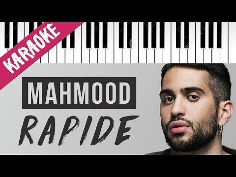 Mahmood | Rapide // Piano Karaoke con Testo