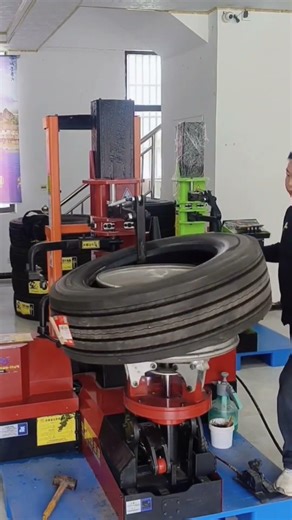 Automatic Tyre Changing Machine Process