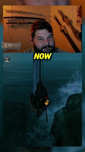 Discovered a Moving Island Monster #valheim #rare