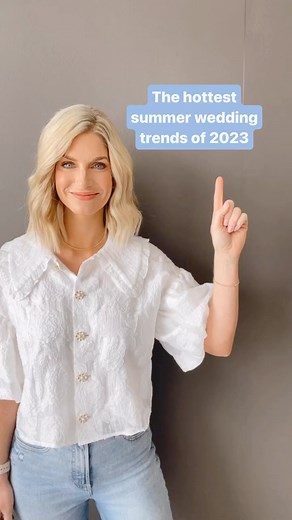 12 reactions | ️ The Hottest Summer Wedding Trends of 2023 As the...