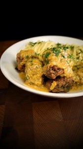 Pasta with meatballs and Camembert sauce 🤤 Lionfield #pasta #food #asmr #cheese #recipe #cooking | Chef Jean-Nours