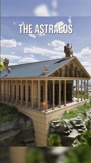 How To Build a Greek Astraeos Temple as Dino Breeding Pen in ARK: Survival Ascended!