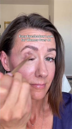 Easy eyeshadow look for women over 40