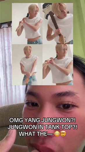 Jungwon's Stunning Crop Top Photoshoot with ENHYPEN