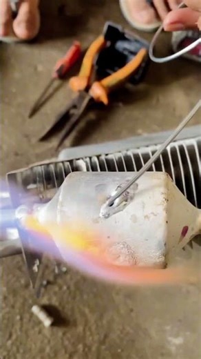 Oxygen Torch Welding.