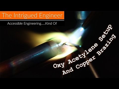Oxy Acetylene Setup and Copper Brazing