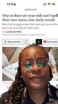 1 in 3 British Children Can’t Spell Their Name