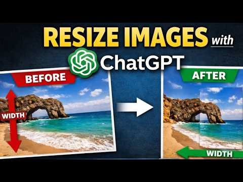 ChatGPT Resizes Images Better Than You Think