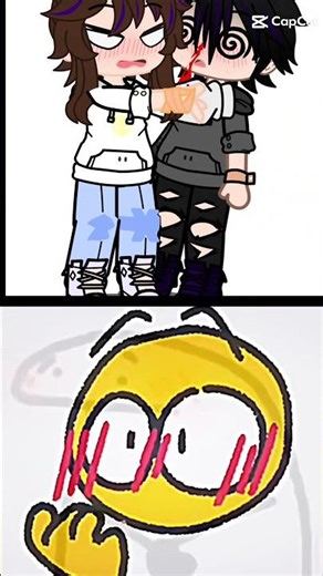 mi amiga fan de mi ship 😅 #gacha