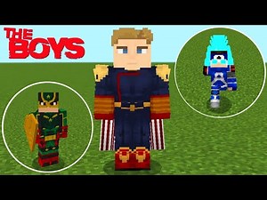 MELHOR ADDON DE THE BOYS PARA MINECRAFT PE!