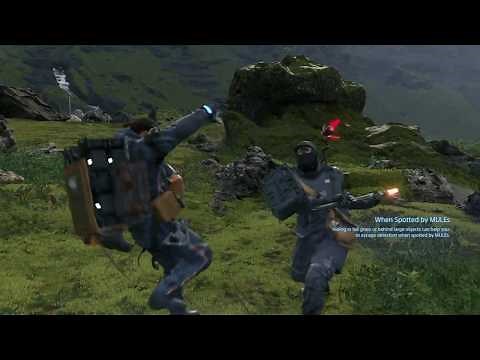 Death Stranding - First MULE Camp Combat (Hard Difficulty/No Damage)