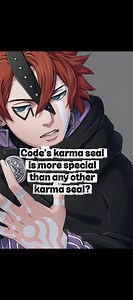 Code's karma seal is more special than any other karma seal? #borutotwobluevortex #boruto #naruto #anime #narutouzumaki #animeedit #LikeFollowShare | KLD TV. ANIME