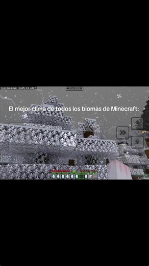 Bosque nevado Minecraft: el mejor clima de todos los biomas