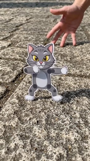 Paper Came to Life… Then Did a Robot Dance 🤖😳 #shorts