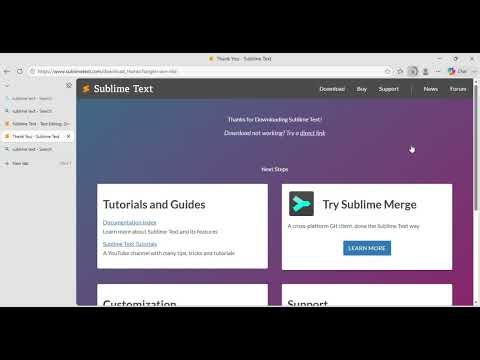 How to install sublime text editor