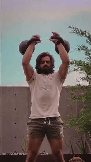 Double Kettlebell Clean and Press Form | Kettlebell Combo