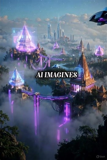 🔥 What If India Looked Like the Year 2500? 🤯🇮🇳 #aishorts #whatif #india