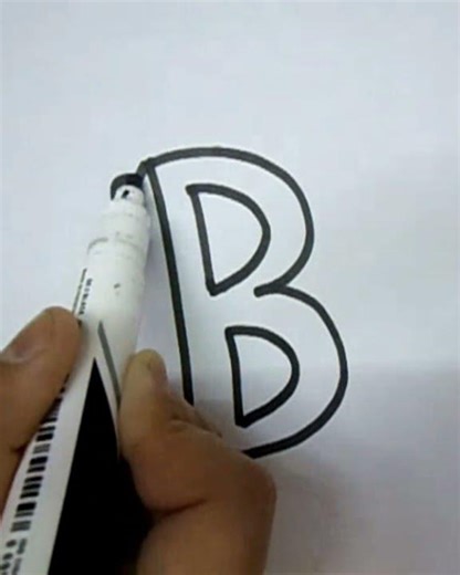 DAY 2 of 3D letter drawing series l easy drawing l #shorts #art #viral