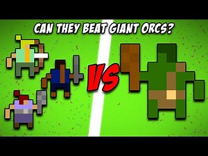 I Made 3 Fantasy Races Fight GIANT Orcs! - Worldbox
