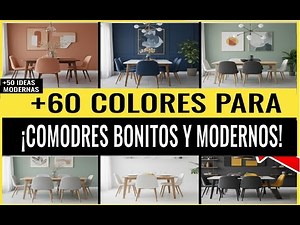60 COLORS for BEAUTIFUL DINING ROOMS! 🍽️ | Modern and Cozy Ideas for Your Dining Room (Design Guide)
