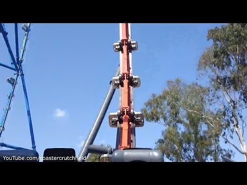 Harley Quinn Crazy Coaster (HD POV) Six Flags Discovery Kingdom