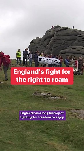 Activists gathered to mark 20 years since the Land Reform Act which gave people in Scotland the right the wander almost anywhere. But in England this isn't the case and walking on some land could be classed as trespassing. Alex Thomson met the campaigners who want the right to walk anywhere in England.#righttoroam #walking #rambling #countryside #ukwalks #englishcountryside #c4news #channel4news | Channel 4 News