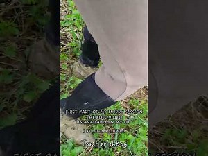 Muddy riding boots, socks and jodhpurs