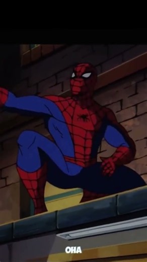 Spider-Man 1994 a brand new day Spider-Man touching moment 1994 cartoon