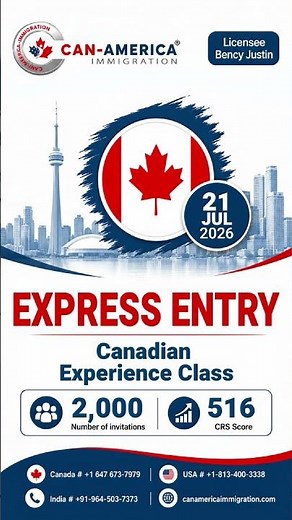 🇨🇦 Canada Express Entry Update – Canadian Experience Class (CEC)