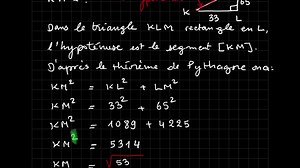 Pythagore - exercice corrigé