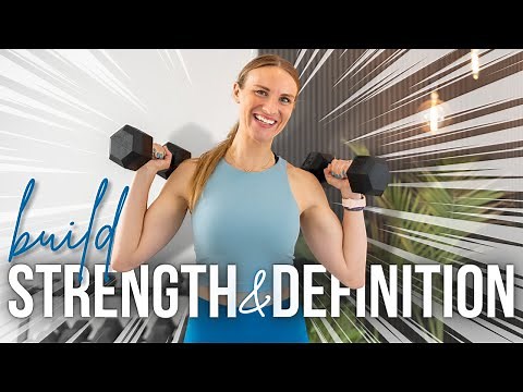 BUILD STRENGTH & DEFINITION | 30-minute Upper Body & Abs Workout with Dumbbells